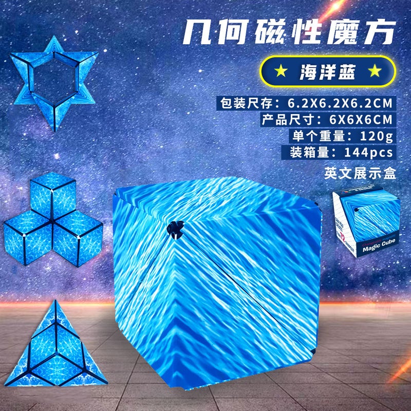 Shake The Same Panda Three-Dimensional Magic Cube Infinite 3D Magic Cube Explosion Decompression Children'S Educational Toys - Image 1